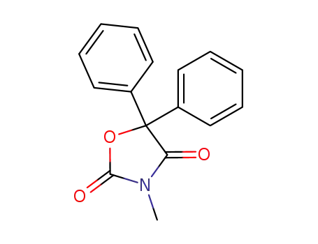 3-methyl-5,5-diphenyl-oxazolidine-2,4-dione