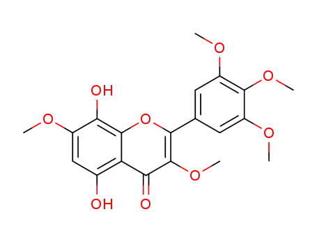 5,8-dihydroxy-3,7-dimethoxy-2-(3,4,5-trimethoxy-phenyl)-chromen-4-one