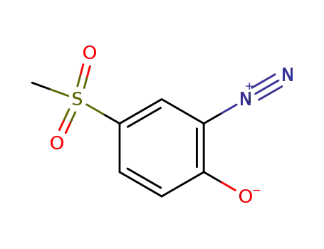 Molecular Structure of 854450-37-6 (2-hydroxy-5-methanesulfonyl-benzenediazonium-betaine)