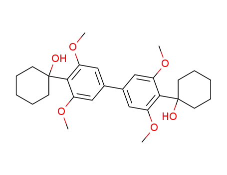 4,4'-Bis-(1-hydroxy-cyclohexyl)-3,5,3',5'-tetramethoxy-biphenyl