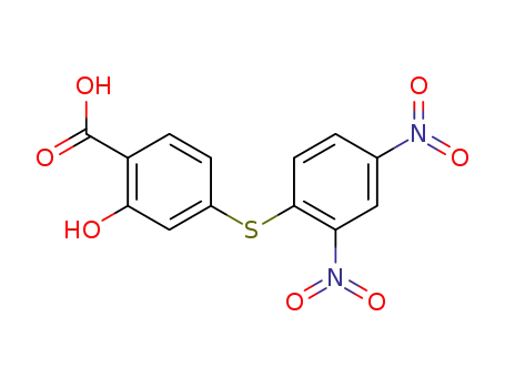 4-(2,4-dinitro-phenylsulfanyl)-2-hydroxy-benzoic acid