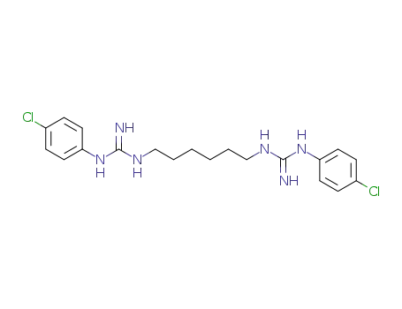 <i>N</i>',<i>N</i>''''-bis-(4-chloro-phenyl)-<i>N</i>,<i>N</i>'''-hexanediyl-di-guanidine