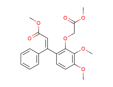 3-(3,4-dimethoxy-2-methoxycarbonylmethoxy-phenyl)-3-phenyl-acrylic acid methyl ester