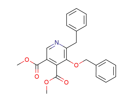 6-benzyl-5-benzyloxy-pyridine-3,4-dicarboxylic acid dimethyl ester