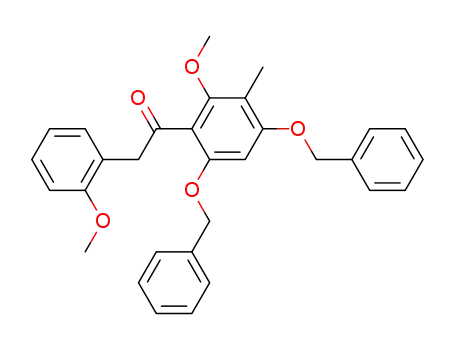 4,6-bis-benzyloxy-2,2'-dimethoxy-3-methyl-deoxybenzoin
