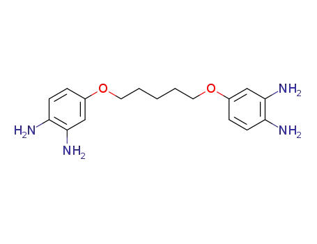Molecular Structure of 109653-55-6 (1,2-Benzenediamine,4,4'-[1,5-pentanediylbis(oxy)]bis- (9CI))