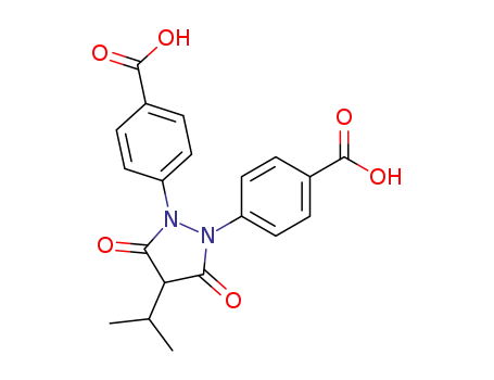 4,4'-(4-isopropyl-3,5-dioxo-pyrazolidine-1,2-diyl)-di-benzoic acid