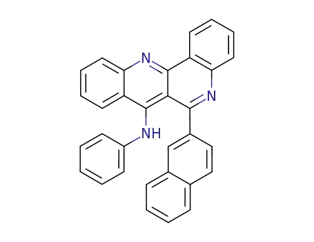 (6-naphthalen-2-yl-dibenzo[<i>b</i>,<i>h</i>][1,6]naphthyridin-7-yl)-phenyl-amine