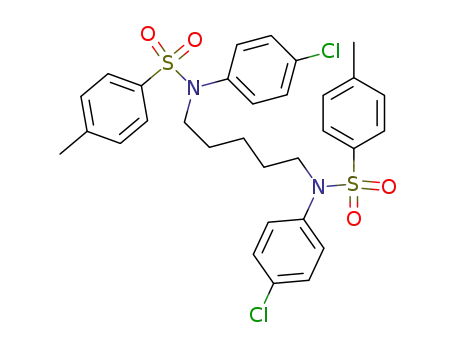 1,5-bis-[4-chloro-<i>N</i>-(toluene-4-sulfonyl)-anilino]-pentane