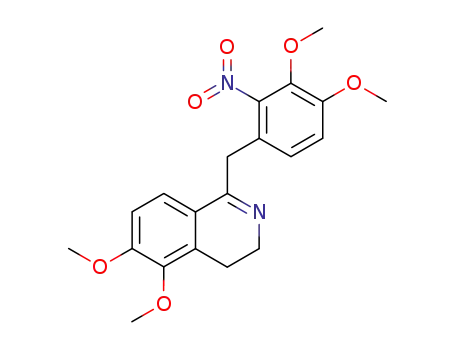 1-(3,4-dimethoxy-2-nitro-benzyl)-5,6-dimethoxy-3,4-dihydro-isoquinoline