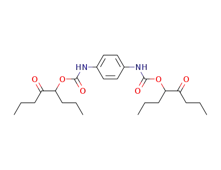 <i>N</i>,<i>N</i>'-<i>p</i>-phenylene-bis-carbamic acid bis-(2-oxo-1-propyl-pentyl ester)