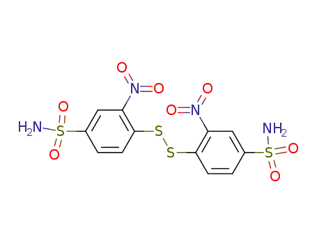 Molecular Structure of 100137-37-9 (Benzenesulfonamide,4,4'-dithiobis[3-nitro- (6CI,9CI))