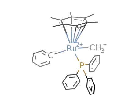 (η(6)-C6Me6)RuMePh(PPh3)