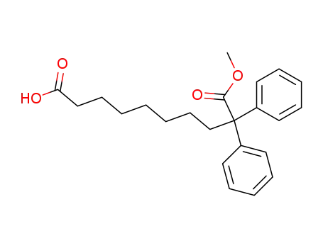 2,2-diphenyl-decanedioic acid-1-methyl ester