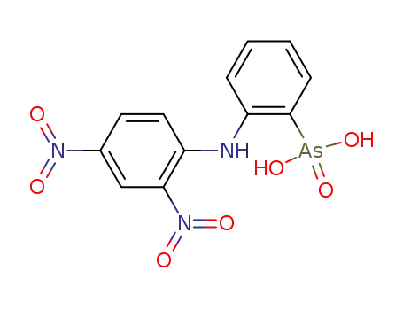 Molecular Structure of 18016-88-1 ([2-(2,4-dinitro-anilino)-phenyl]-arsonic acid)