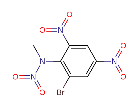 2-bromo-<i>N</i>-methyl-4,6,<i>N</i>-trinitro-aniline