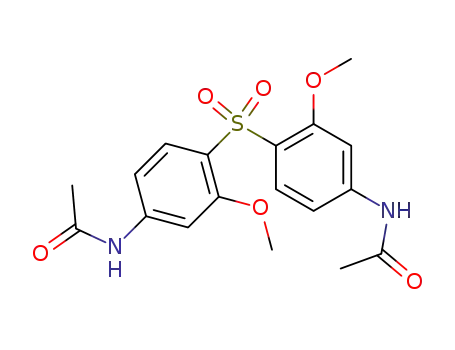 bis-(4-acetylamino-2-methoxy-phenyl)-sulfone