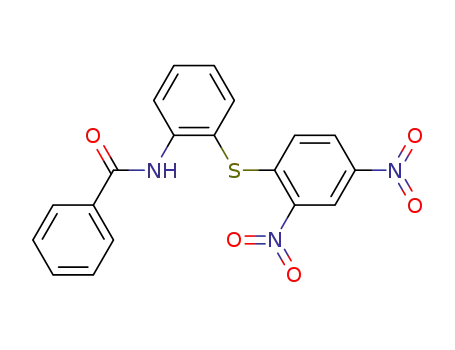 Molecular Structure of 860555-72-2 (benzoic acid-[2-(2,4-dinitro-phenylsulfanyl)-anilide])