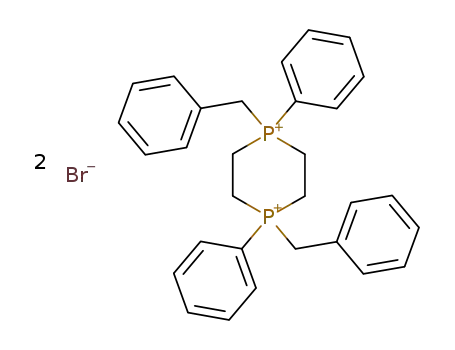 1,4-dibenzyl-1,4-diphenyl-[1,4]diphosphinanediium; dibromide