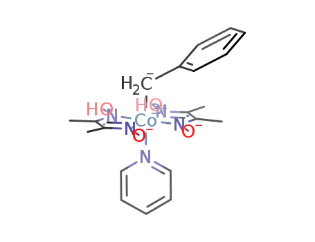 Molecular Structure of 27860-79-3 (Cobalt,bis[[2,3-butanedione 2,3-di(oximato-kN)](1-)](phenylmethyl)(pyridine)-, (OC-6-12)-)