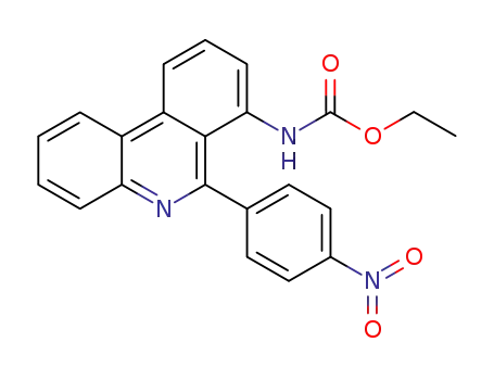 [6-(4-nitro-phenyl)-phenanthridin-7-yl]-carbamic acid ethyl ester