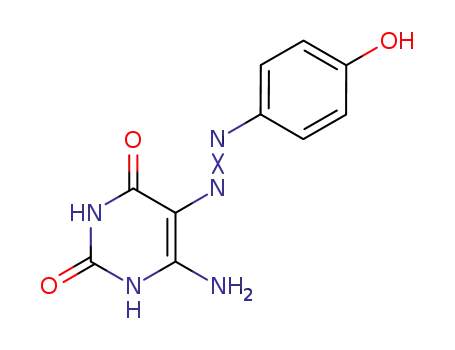 2,4(1H,3H)-Pyrimidinedione, 6-amino-5-[(4-hydroxyphenyl)azo]-