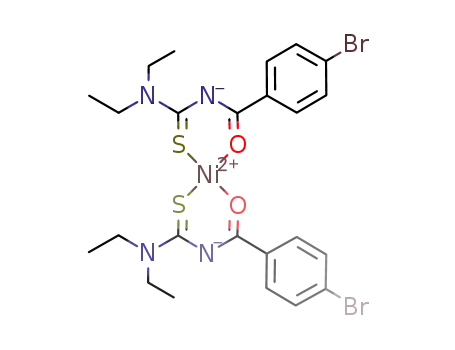 Ni((C<sub>2</sub>H<sub>5</sub>)2NCSNCOC<sub>6</sub>H<sub>4</sub>Br)2