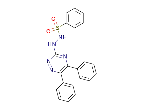 benzenesulfonic acid-[<i>N</i>'-(5,6-diphenyl-[1,2,4]triazin-3-yl)-hydrazide]