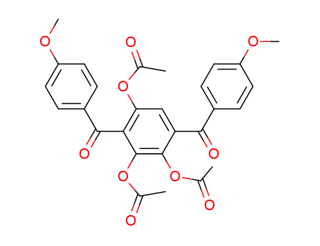 1,3,4-triacetoxy-2,5-bis-(4-methoxy-benzoyl)-benzene