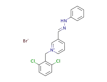 1-(2,6-dichloro-benzyl)-3-(phenylhydrazono-methyl)-pyridinium; bromide