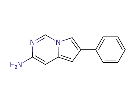 Molecular Structure of 61736-24-1 (Pyrrolo[1,2-c]pyrimidin-3-amine, 6-phenyl-)