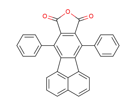 7,10-diphenyl-fluoranthene-8,9-dicarboxylic acid-anhydride