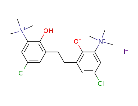 hexa-<i>N</i>-methyl-<i>N</i>,<i>N</i>'-(5,5'-dichloro-2,2'-dihydroxy-bibenzyl-3,3'-diyl)-di-ammonium monobetaine; iodide