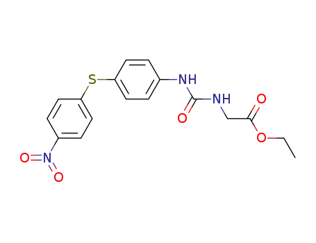 5-[4-(4-nitro-phenylsulfanyl)-phenyl]-hydantoic acid ethyl ester