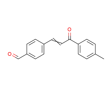4-(3-oxo-3-<i>p</i>-tolyl-propenyl)-benzaldehyde