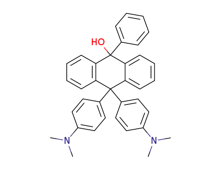 10,10-Bis-(4-dimethylamino-phenyl)-9-phenyl-9,10-dihydro-[9]anthrol