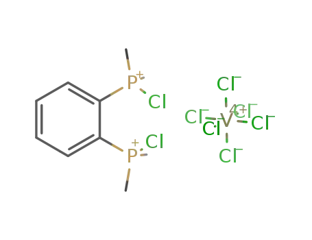 [o-C<sub>6</sub>H<sub>4</sub>(PMe<sub>2</sub>Cl)2]VCl<sub>6</sub>