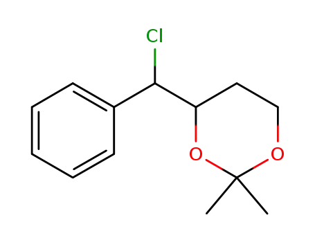 4-(chloro(phenyl)methyl)-2,2-dimethyl-1,3-dioxane