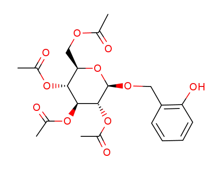 (2-hydroxy-benzyl)-(tetra-<i>O</i>-acetyl-β-D-glucopyranoside)