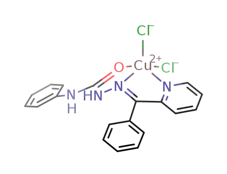 [copper(II)((E)-N-phenyl-2-[phenyl(pyridine-2-yl)methylene]hydrazinecarboxamide)(dichloride)]
