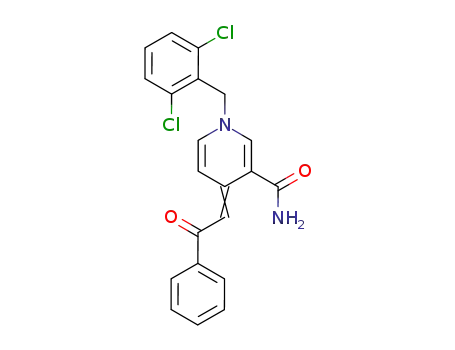1-(2,6-dichloro-benzyl)-4-phenacylidene-1,4-dihydro-pyridine-3-carboxylic acid amide
