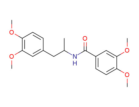 veratric acid-[2-(3,4-dimethoxy-phenyl)-1-methyl-ethylamide]