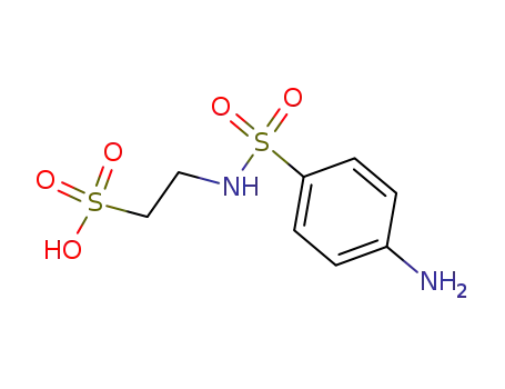 Molecular Structure of 42898-59-9 (2-sulfanilylamino-ethanesulfonic acid)