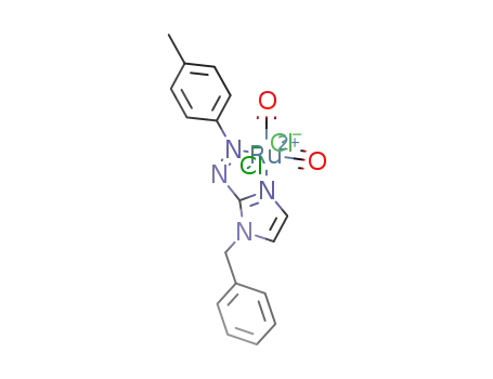 trans-(Cl)-[Ru(CO)2Cl<sub>2</sub>(1-benzyl-2-(p-tolylazo)imidazole)]