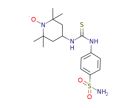 4-({[(1-oxyl-2,2,6,6-tetramethylpiperidin-4-yl)amino]carbonothioyl}amino)benzene sulfonamide