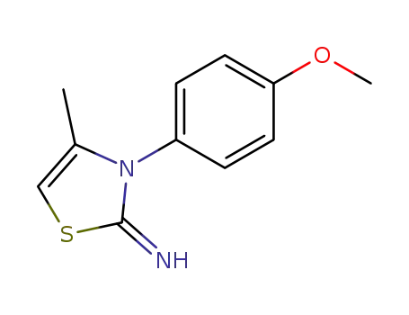 3-(4-methoxy-phenyl)-4-methyl-3<i>H</i>-thiazol-2-one-imine