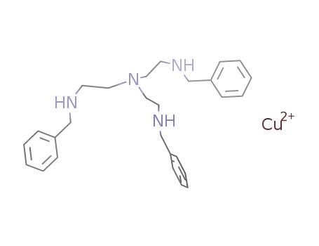 Cu<sup>(2+)</sup>*N((CH<sub>2</sub>)2NH(CH<sub>2</sub>)(C<sub>6</sub>H<sub>5</sub>))3 = [Cu(N((CH<sub>2</sub>)2NH(CH<sub>2</sub>)(C<sub>6</sub>H<sub>5</sub>))3)]<sup>(2+)</sup>