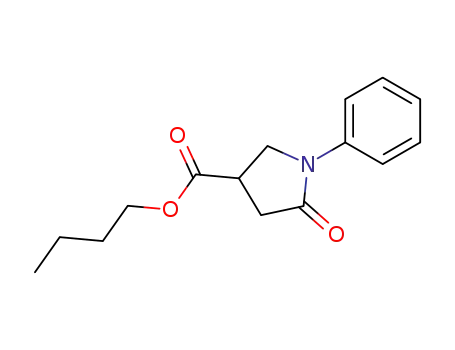 5-oxo-1-phenyl-pyrrolidine-3-carboxylic acid butyl ester
