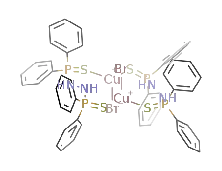 [(Cu(1,2-bis(diphenylthioylphosphino)hydrazine)Br)2]