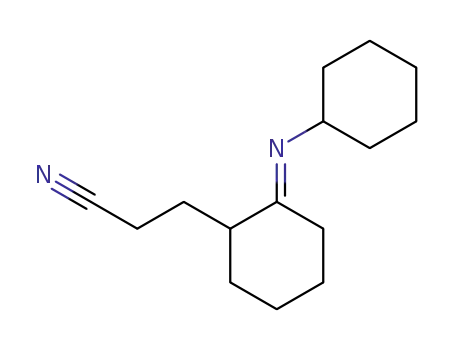 3-(2-cyclohexylimino-cyclohexyl)-propionitrile